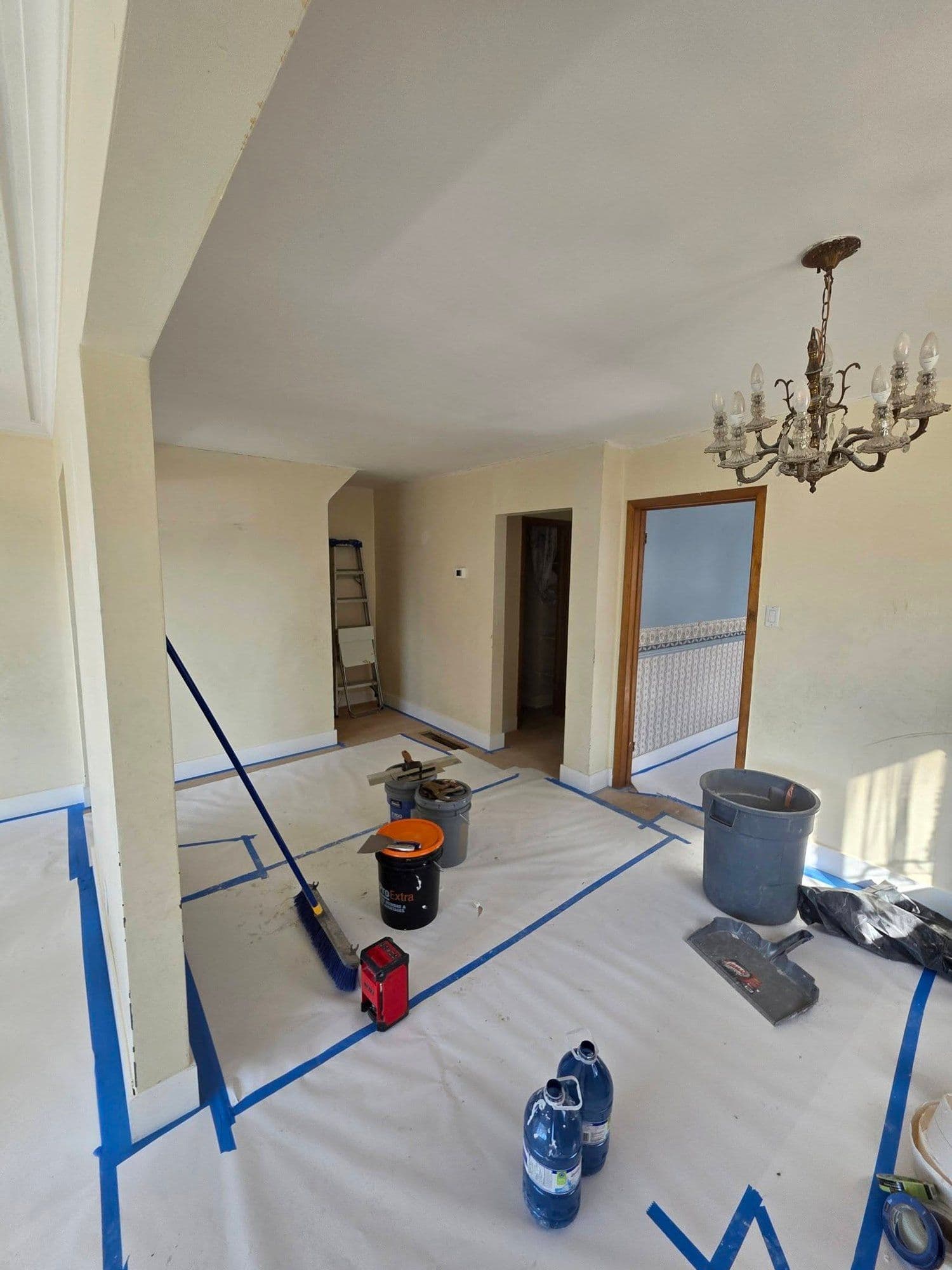 Living space before renovation